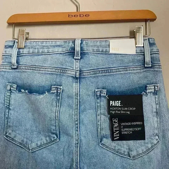 Anthropologie‎ Paige Hoxton Ultra High-Rise Slim Jeans Size 29 - Picture 13 of 16